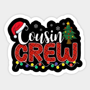 Cousin Crew Christmas Family Reunion Making Memories Xmas Sticker